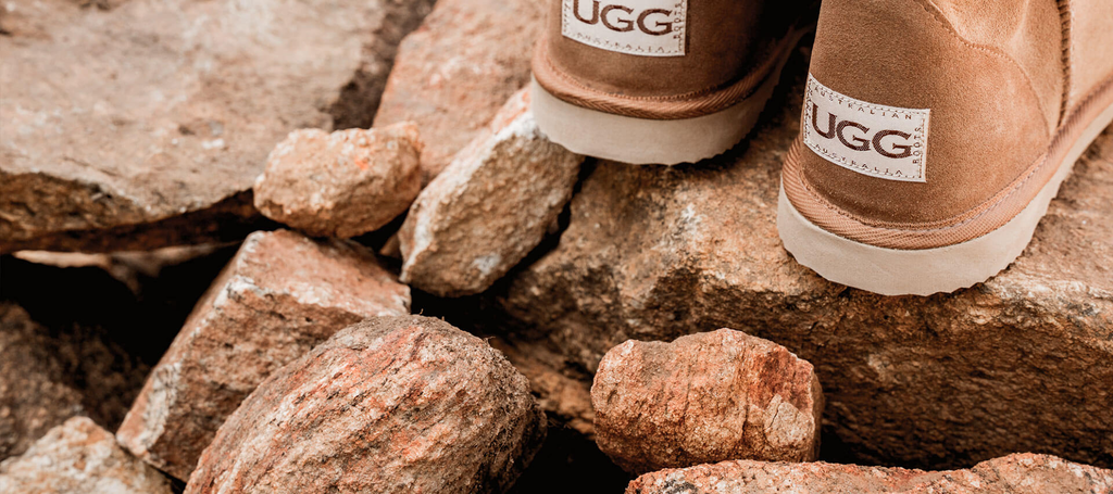 Aussie Uggies Coffee Rock Chestnut Sheepskin Footwear & Accessories Collection