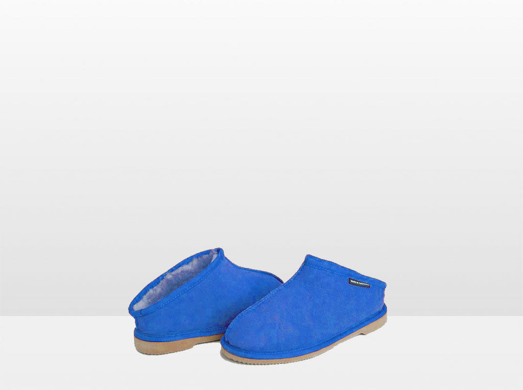Adults Electric Blue Classic Kalu Ugg Style Slippers