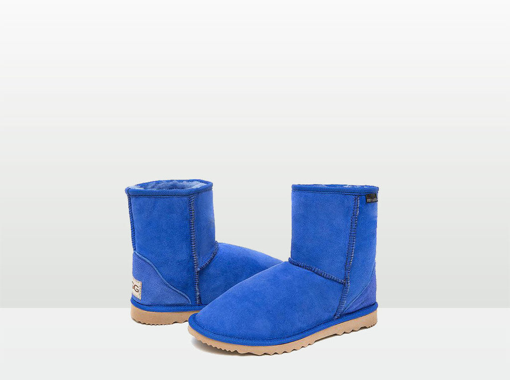 Adults Electric Blue Classic Short Ugg Boots