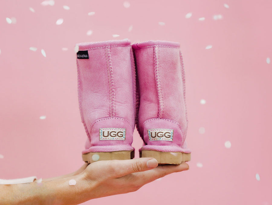SALE Kids Classic Boot AU Pink - Main Image