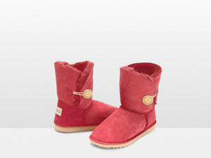 Adults Scarlet Bella Button Ugg Boot