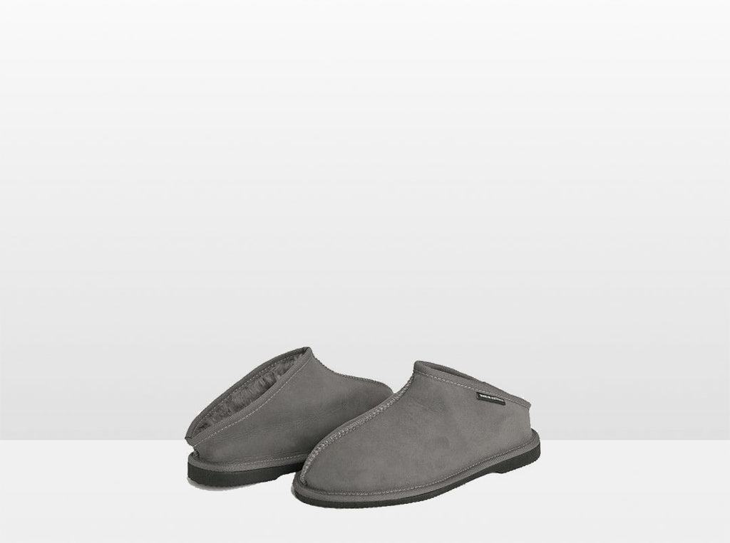 Adults Grey Classic Kalu Ugg Style Slippers