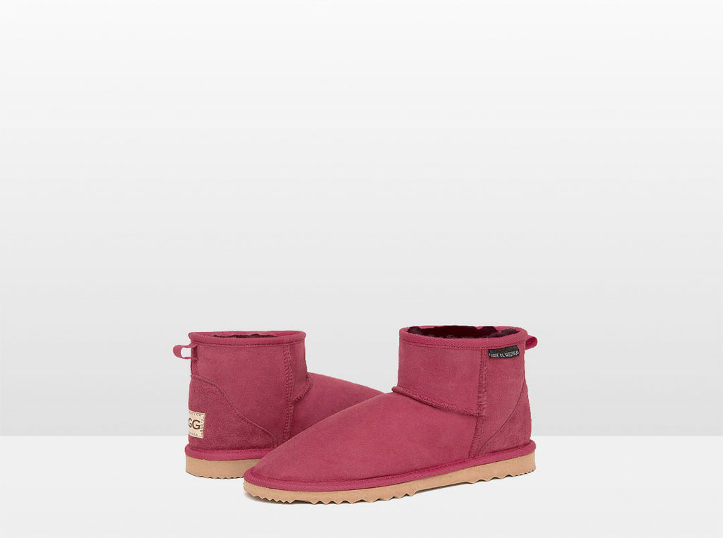 Adults Burgundy Classic Mini Ugg Boots