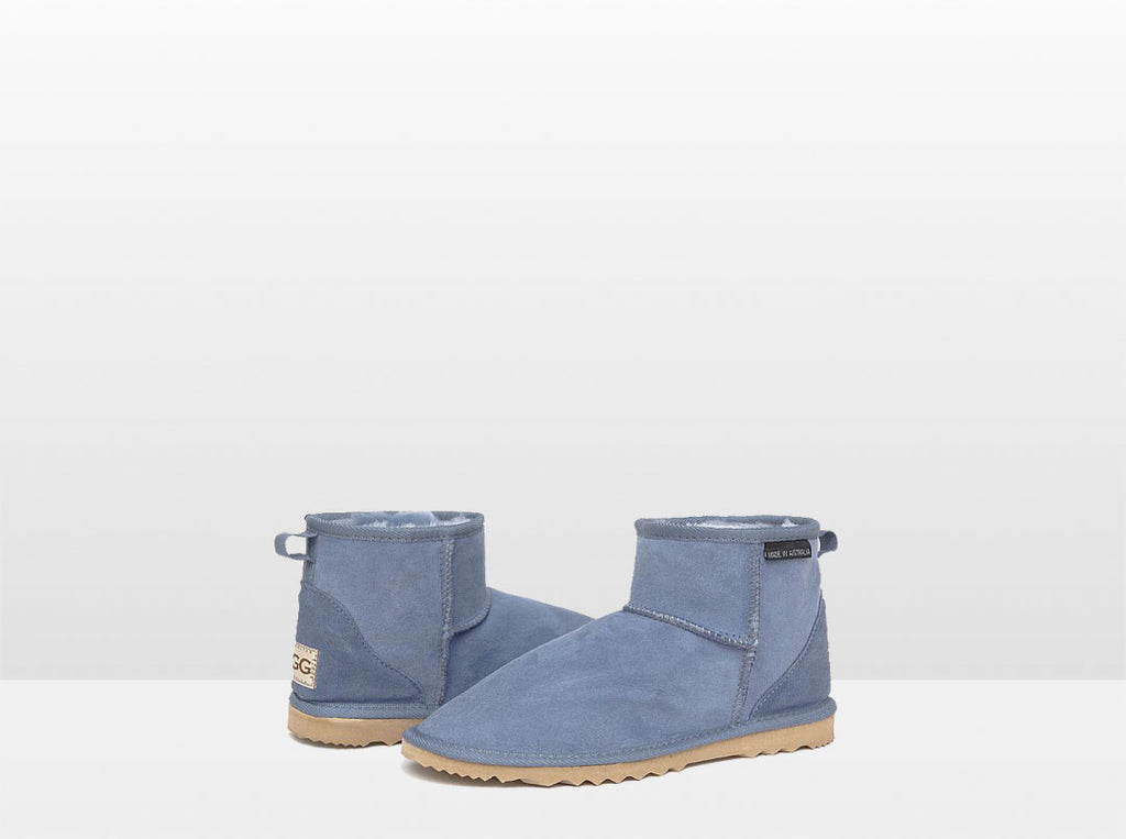 Adults Denim Blue Classic Mini Ugg Boots