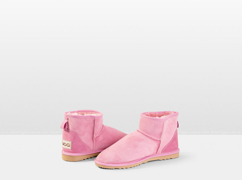 Adults Pink Classic Mini Ugg Boots