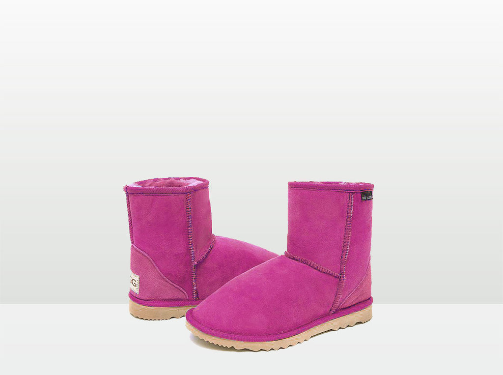 Adults Bright Rose Classic Short Ugg Boots