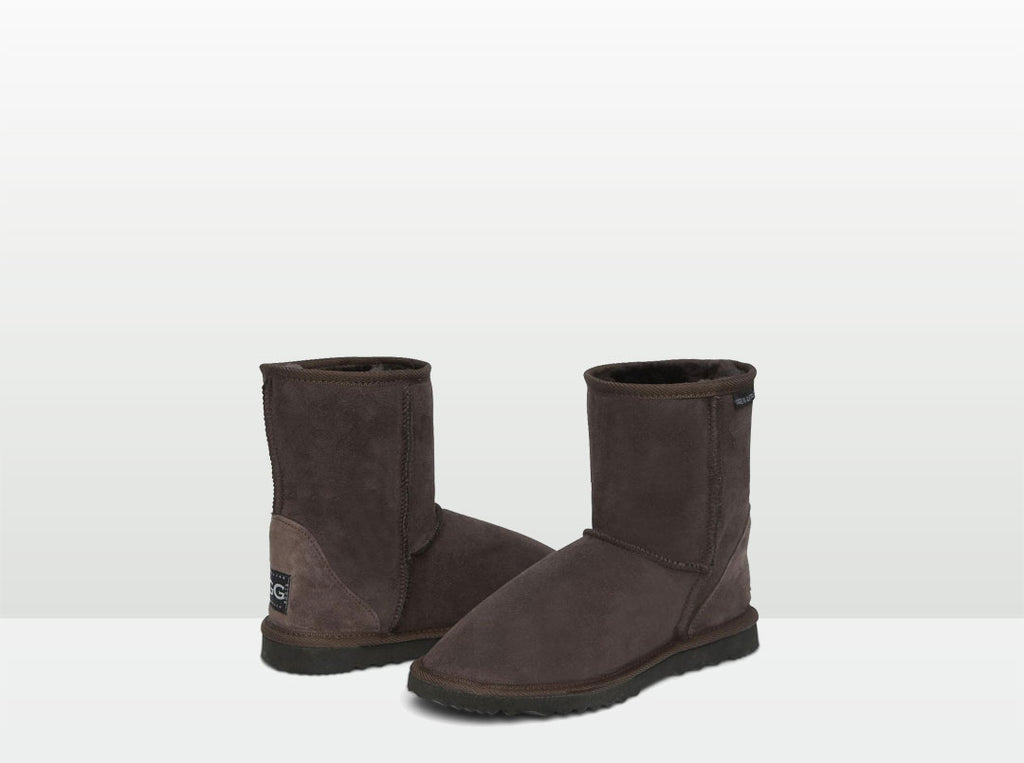 Adults Chocolate Classic Short Ugg Boots