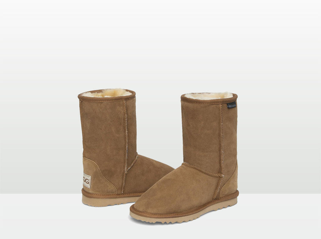 Adults Chestnut Short Deluxe Ugg Boots