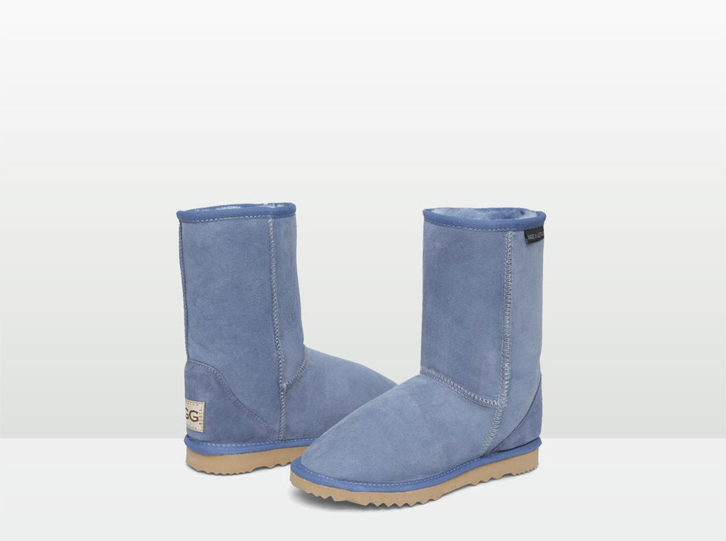 Adults Denim Blue Short Deluxe Ugg Boots