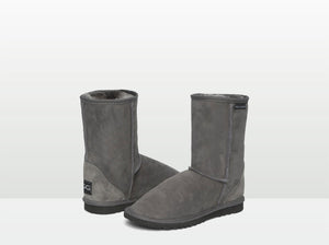 Adults Grey Short Deluxe Ugg Boots