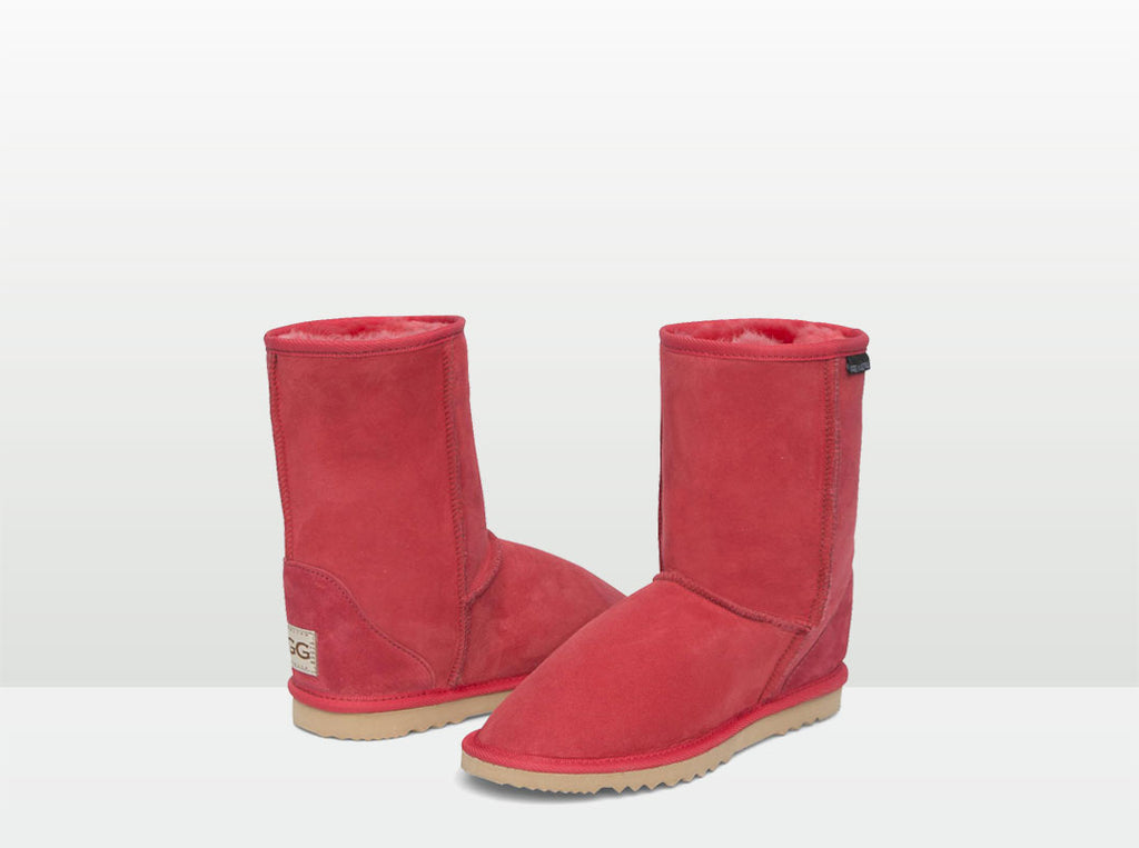 Adults Scarlet Short Deluxe Ugg Boot