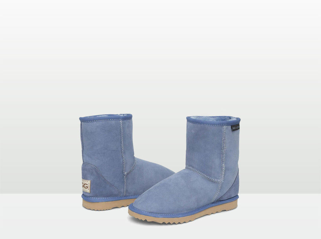 Adults Denim Blue Classic Short Ugg Boots