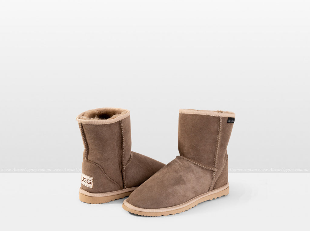 Aussie Uggies Classic Short Latte Sheepskin Ugg Boot