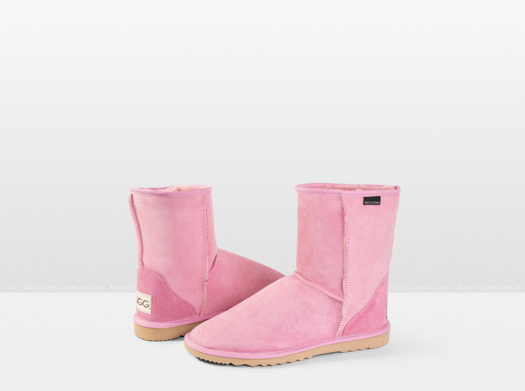 Adults Pink Classic Short Ugg Boots