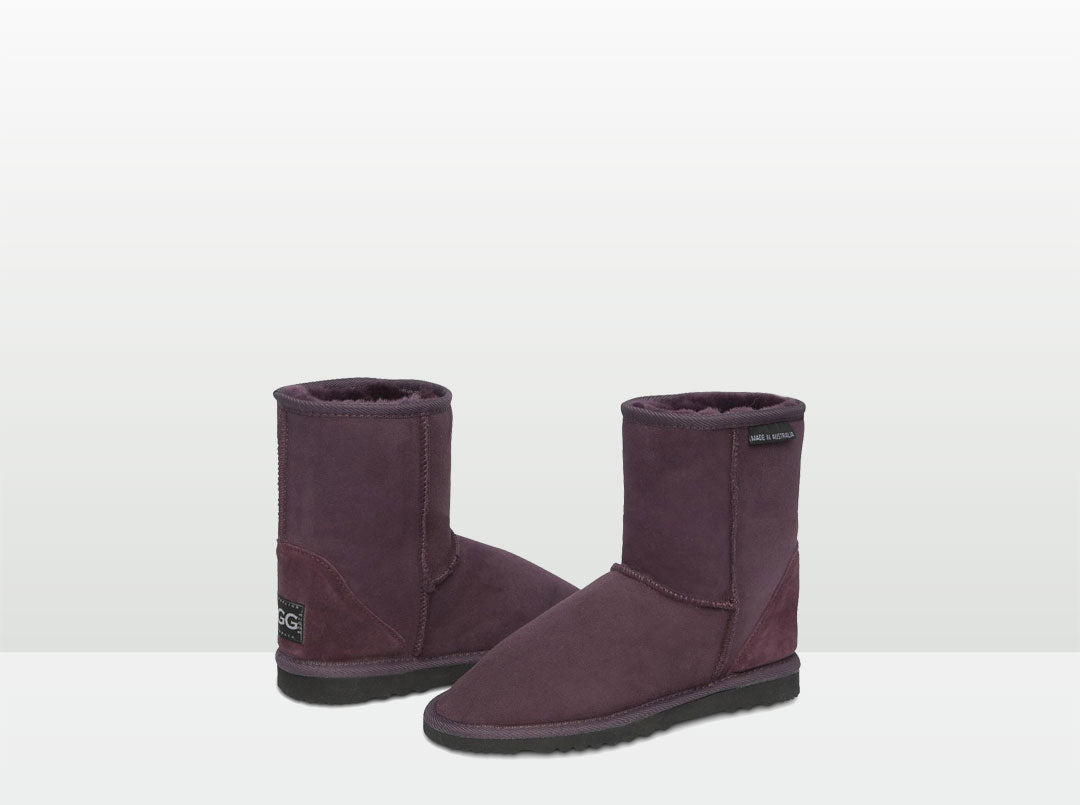 Shop Our Adult s Classic Short Sheepskin Boot Raisin