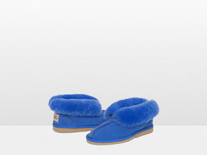 Adults Electric Blue Classic Ugg Style Slipper