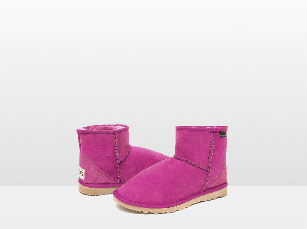 Adults Bright Rose Classic Ultra Short Ugg Boots