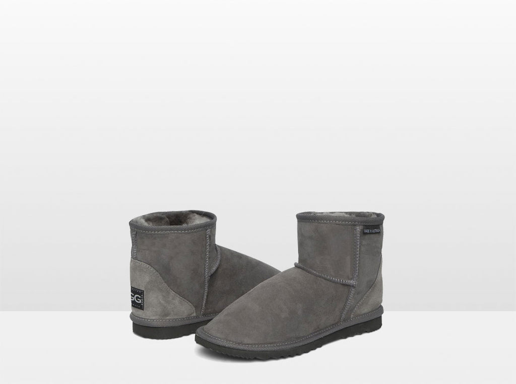 Adults Grey Classic Ultra Short Ugg Boots