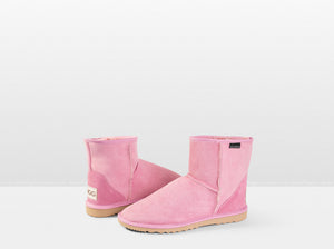 Adults Pink Classic Ultra Short Ugg Boots
