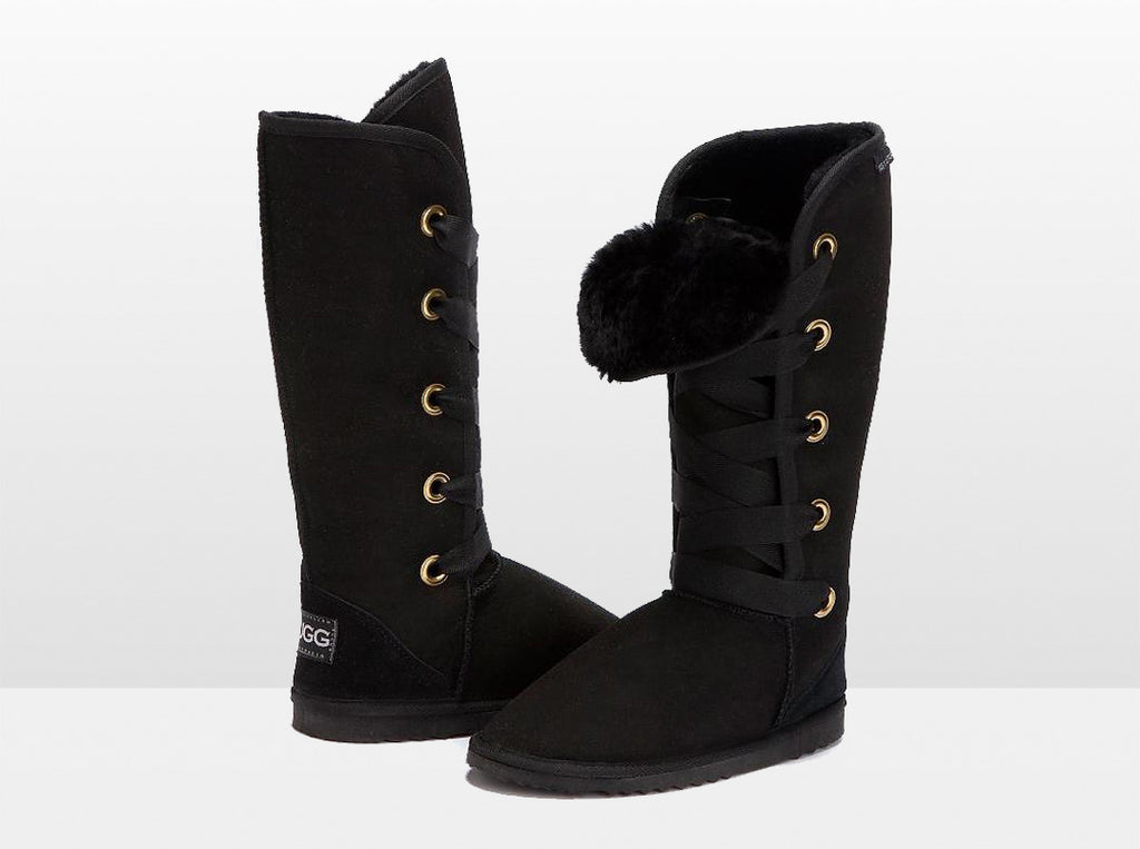 Adults Black Dance Tall Ugg Boot