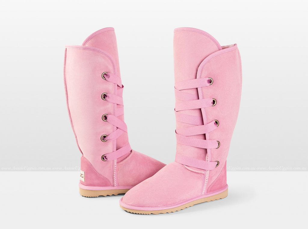 Adults Pink Dance Tall Ugg Boot