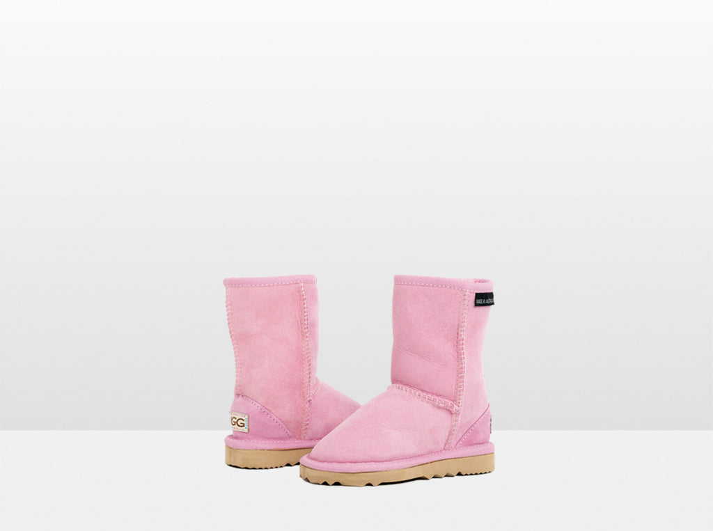 Kids Pink Classic Ugg Boot