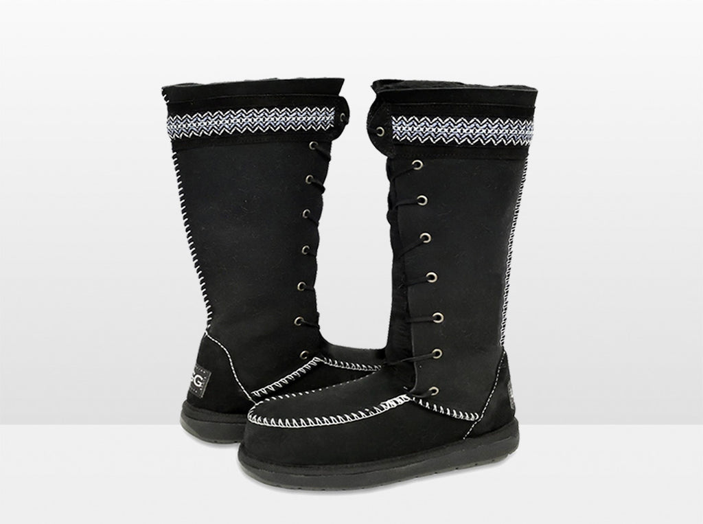 Adults Premium Nordic Ugg Boot Black